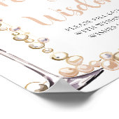 Parels & Prosecco Champagne Parels van Wijsheid Te Poster (Hoek)