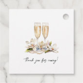 Parels & Prosecco -  Chic Vrijgezellenfeest Bedankjes Labels (Achterkant)