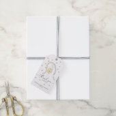 Parels & Prosecco - dank je bruidsdouche Cadeaulabel (Met Touw)