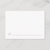 Parels & Prosecco Display Douche Vrijgezellenfeest Informatiekaartje (Achterkant)