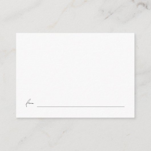 Parels & Prosecco Display Douche Vrijgezellenfeest Informatiekaartje (Achterkant)