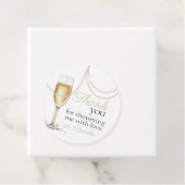 Parels Prosecco elegant Vrijgezellenfeest bedankt Bedankjes Labels (In situ)