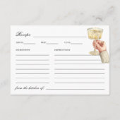 Parels & Prosecco Elegant Vrijgezellenfeest Recept Informatiekaartje (Achterkant)