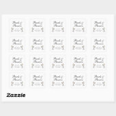 Parels & Prosecco Elegante Bruiloftsborrel Vierkante Sticker (Vel)