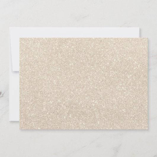 Parels & Prosecco Goud Vrijgezellenfeest Bedankkaart (Achterkant)