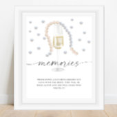 Parels & Prosecco - herinneringen met de bruid Poster