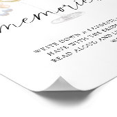 Parels & Prosecco - herinneringen met de bruid Poster (Hoek)