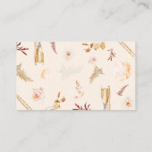 Parels & Prosecco met Floral Custom Vrijgezellenfe Informatiekaartje (Achterkant)