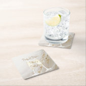 Parels & Prosecco Moderne Elegantie Kartonnen Onderzetters (Insitu)