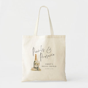 Parels Prosecco Naam Bedankt voor het zijn bruidsm Tote Bag