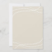 Parels Prosecco Petals Ivoor Brunch Vrijgezellenfe Kaart (Achterkant)