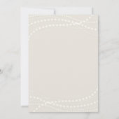 Parels Prosecco Petals Ivoor Elegant Vrijgezellenf Kaart (Achterkant)