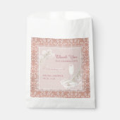 Parels & Prosecco Roos Goud & Blush Vrijgezellenfe Bedankzakje (Voorkant)