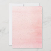 Parels Prosecco roze elegant Vrijgezellenfeest Kaart (Achterkant)