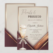 Parels Prosecco Striklijst Kaart (Voorkant / Achterkant)