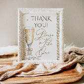 Parels & Prosecco thema gunstteken Poster