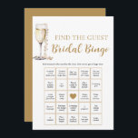 Parels & Prosecco Vind het Gast Bruids Bingo Spel Kaart<br><div class="desc">De "Pearls & Prosecco Find the Guest Bridal Bingo Game" is een charmante activiteit voor uw vrijgezellenfeest. Met elegante parels en prosecco-motieven voegt dit spel een vleugje verfijning toe aan het traditionele bingoformaat. Gasten zullen zich mengen en zoeken naar individuen die overeenkomen met de beschrijvingen op hun bingokaarten, het bevorderen...</div>