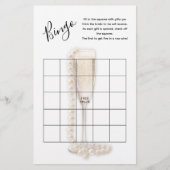 Parels & Prosecco Vrijgezellenfeest Bingo Spel (Voorkant)