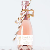 Parels & Prosecco Vrijgezellenfeest, Bruidsbrunch Sparkling Wijnetiket