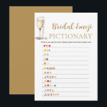 Parels & Prosecco Vrijgezellenfeest Emoji Pictiona Kaart<br><div class="desc">ANTWOORDEN: 1. LIEFDE ZOETE LIEFDE 2. BRUID-TO-BE 3. VRIJGEZELLENFEEST 4. RINGDRAGER 5. HUWELIJKSREIS 6. GOOI HET BOEKET 7. KUS DE BRUID 8. TOT DE DOOD ONS DEEL 9 DOET. BRIDEZILLA 10. LIEFDE VOOR DE MAAN EN TERUG 11. BESTEMMING BRUILOFT 12. WIL JE MET ME TROUWEN? — Het Pearls & Prosecco...</div>