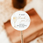 Parels & Prosecco Vrijgezellenfeest Favor Sticker<br><div class="desc">Deze Pearls & Prosecco Vrijgezellenfeest Favor Stickers zijn voorzien van sierlijke handbeschilderde parels met een champagnefluit om uw vrijgezellenfeest of bruidsbrunch te versieren. Deze sticker labels zijn een mooie touch aan uw vrijgezellenfeest met onze Pearls en Prosecco Vrijgezellenfeest decor. Deze stickers voegen niet alleen een stijlvol accent toe aan uw...</div>