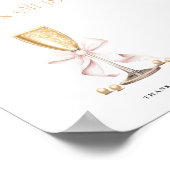 Parels & Prosecco Vrijgezellenfeest Favorieten Sig Poster (Hoek)