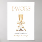 Parels & Prosecco Vrijgezellenfeest Favorieten Sig Poster (Voorkant)