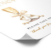 Parels & Prosecco Vrijgezellenfeest Favorieten Sig Poster (Hoek)