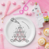 Parels & Prosecco Vrijgezellenfeest Papier Borden Papieren Bordje (Feest)