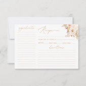 Parels & Prosecco Vrijgezellenfeest Recept Kaart (Voorkant)