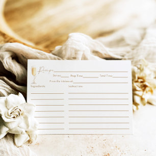 Parels & Prosecco Vrijgezellenfeest Recept Kaart