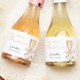 Parels & Prosecco Vrijgezellenfeest Sparkling Wijnetiket