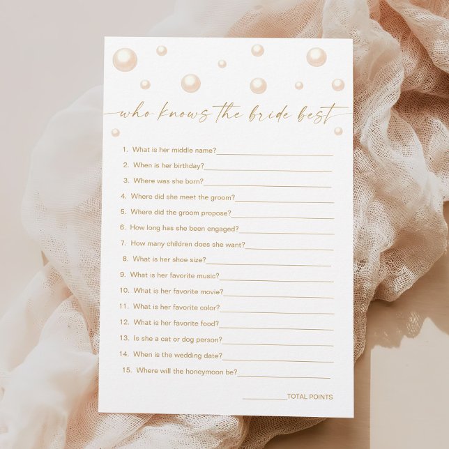 Parels Prosecco Vrijgezellenfeest Wie kent de brui (Creator heeft geüpload)