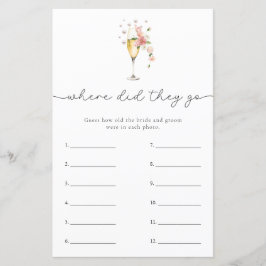 Parels & Prosecco Waar gingen ze douchegame