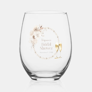 Parels Prosecco wijnglazen Wijnglas Zonder Voet