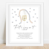 Parels & Prosecco - zet een ring op het spel Poster