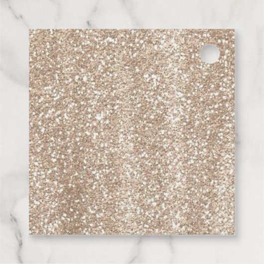 Parels & Prosecco Zwarte Strik Bruidsdiner Bedankjes Labels (Achterkant)