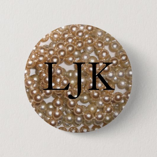 Parels Ronde Button 5,7 Cm (Voorkant)