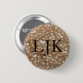 Parels Ronde Button 5,7 Cm (Voorkant /achterkant)