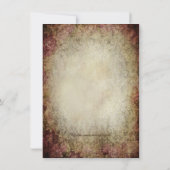 Parels Rose Vintage Paris Bruidsmeisje Uitnodiging (Achterkant)