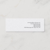 Parels Trendy Slanke Monogram Visitekaartje (Achterkant)