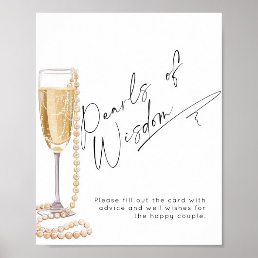 Parels van Wijsheid Advies en wensen voor koppel Poster (Voorkant)