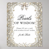 Parels van Wijsheid Vrijgezellenfeest Poster (Voorkant)