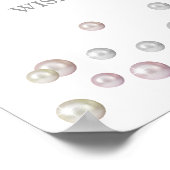 Parels van wijsheid Vrijgezellenfeest teken Poster (Hoek)