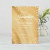 Parels van Wisdom Gold en Pearl Birthday Kaart (Staand voorkant)