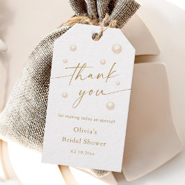 Parels Vrijgezellenfeest Dank u voor cadeau Labels Cadeaulabel