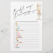 Parels Vrijgezellenfeest Emoji pictionary spel (Voorkant)