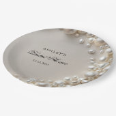 Parels Vrijgezellenfeest Papieren Bordje (Gekanteld)