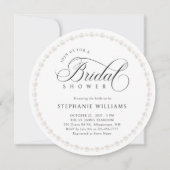 Parels Vrijgezellenfeest Ronde Kaart (Voorkant)