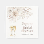 Parels Vrijgezellenfeest servet (Voorkant)